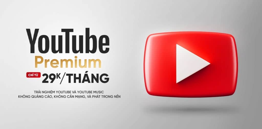 Tài khoản Youtube Premium giá rẻ